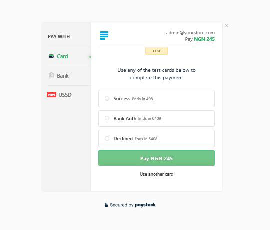 Paystack Payment Plugin - nopCommerce