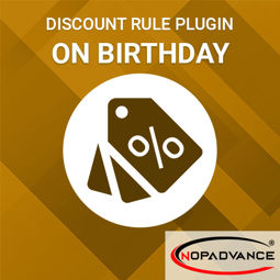Imagen de Discount Rule - On Customers Birthday (By NopAdvance)
