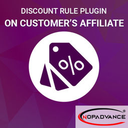 Discount Rule - On Customer Affiliate (By NopAdvance) の画像