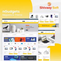 Picture of nGudgets MegaStore Theme + 10 plugins (By Shivaay Soft)