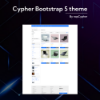 Cypher Bootstrap 5 Theme resmi