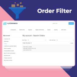 Order Filter Plugin(By Shivaay Soft) の画像